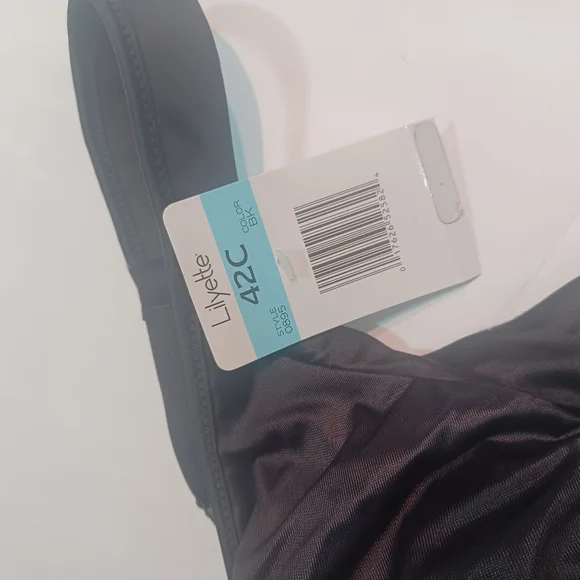 Lilyette Minimizer Black Bra - Picture 2 of 8